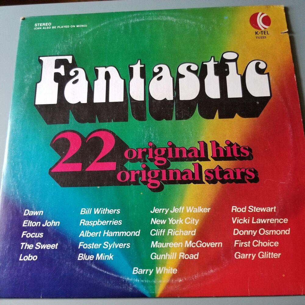 K-Tel fantastic 22 original hits 22 original stars Vinyl
